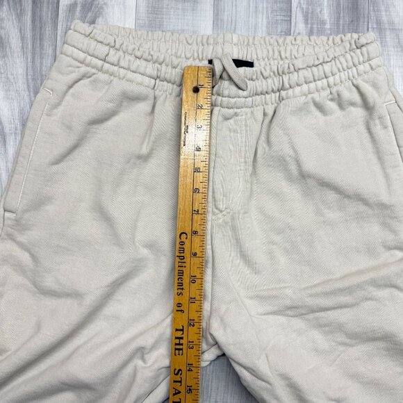 ✅Mens L Talentless Sweatpants Embroidered Logo Ivory/Bone Joggers Y2K Streetwear - Picture 8 of 11